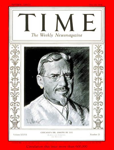 TIME Magazine Cover: Dr. Joseph DeLee -- May 25, 1936