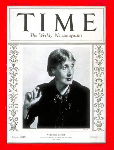 TIME Magazine Cover: Virginia Woolf -- Apr. 12, 1937
