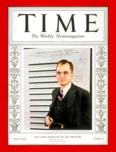 TIME Magazine Cover: Roswell Magill -- Jan. 31, 1938