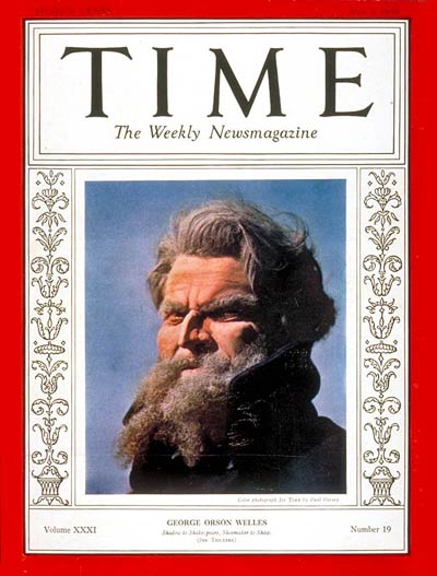 TIME Magazine Cover: Orson Welles -- May 9, 1938