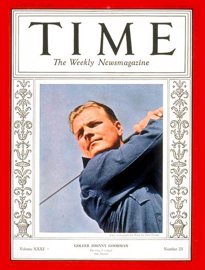 TIME Magazine Cover: Johnny Goodman -- June 6, 1938