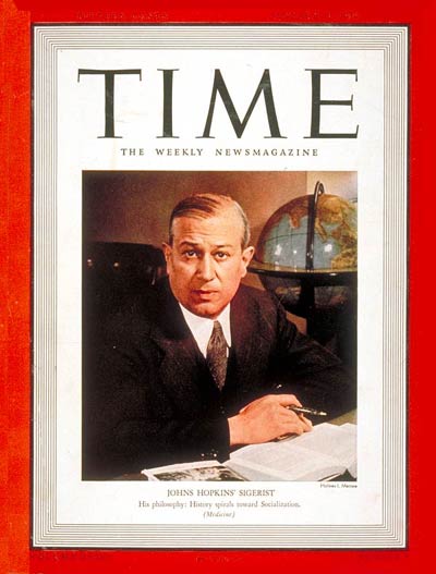 TIME Magazine Cover: Henry E. Sigerist -- Jan. 30, 1939