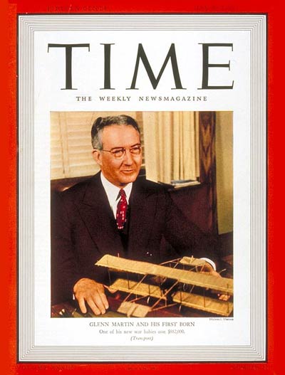 TIME Magazine Cover: Glenn L. Martin -- May 29, 1939