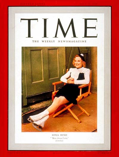 TIME Magazine Cover: Sonja Henie -- July 17, 1939
