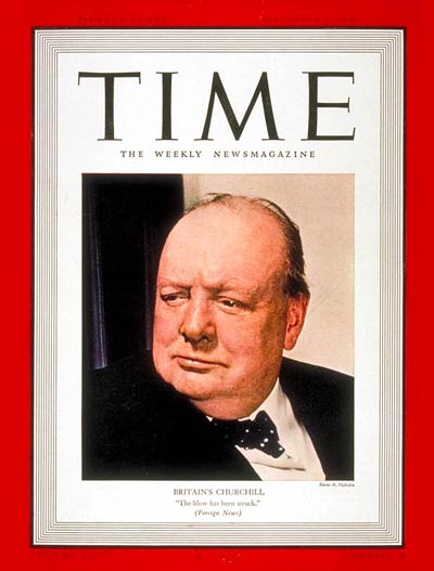 TIME Magazine Cover: Winston Churchill -- Sep. 4, 1939