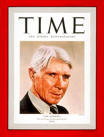 TIME Magazine Cover: Carl Sandburg -- Dec. 4, 1939