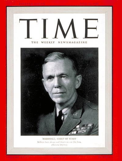 TIME Magazine Cover: General George Marshall -- July 29, 1940