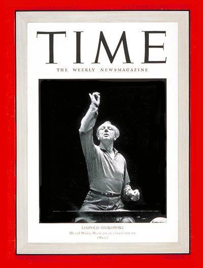 TIME Magazine Cover: Leopold Stokowski -- Nov. 18, 1940