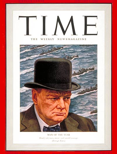 TIME Magazine Cover: Winston Churchill, Man of the Year -- Jan. 6, 1941