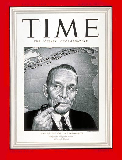 TIME Magazine Cover: Emory Scott Land -- Mar. 31, 1941