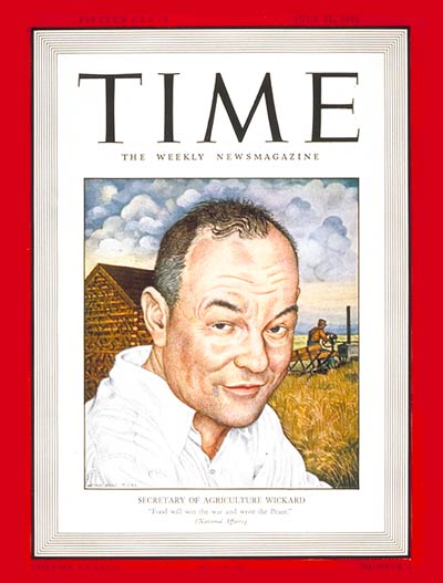 TIME Magazine Cover: Claude Wickard -- July 21, 1941