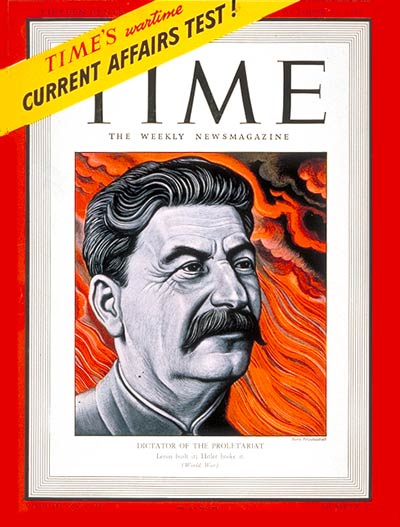 TIME Magazine Cover: Joseph Stalin -- Oct. 27, 1941