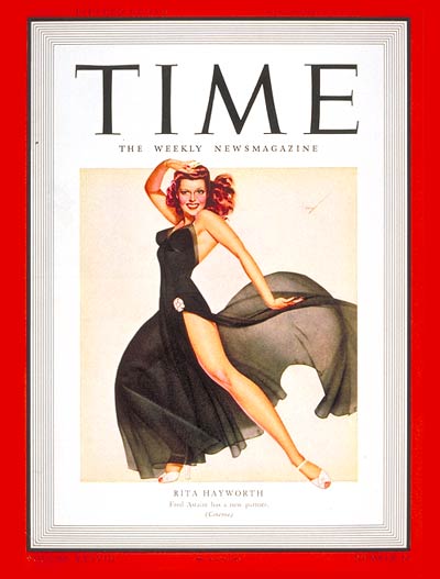 TIME Magazine Cover: Rita Hayworth -- Nov. 10, 1941