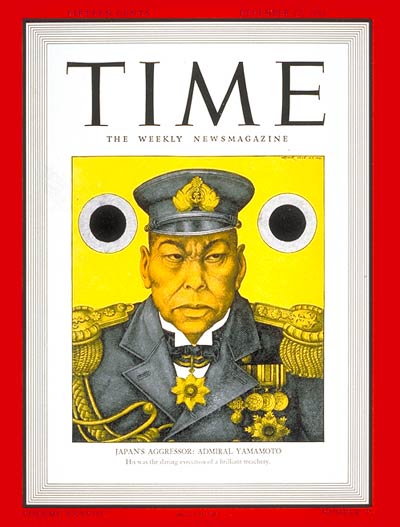 TIME Magazine Cover: Admiral Yamamoto -- Dec. 22, 1941