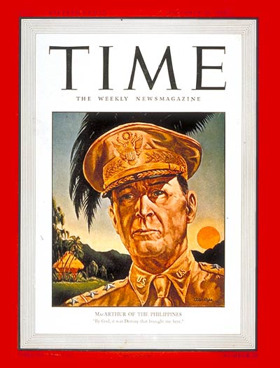 TIME Magazine Cover: General MacArthur -- Dec. 29, 1941