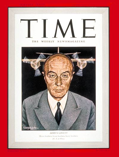 TIME Magazine Cover: Robert A. Lovett -- Feb. 9, 1942