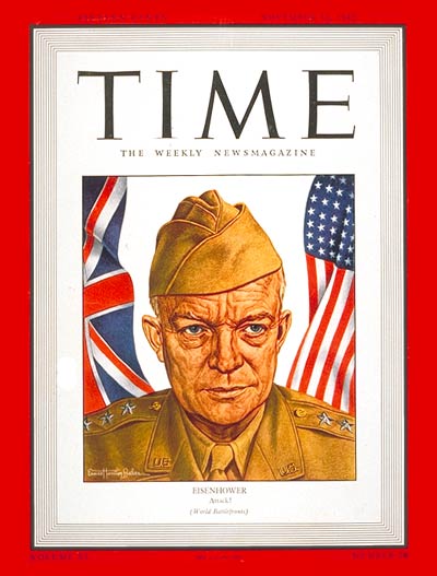 TIME Magazine Cover: Lt. General Dwight Eisenhower -- Nov. 16, 1942