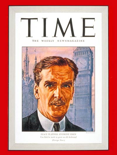 TIME Magazine Cover: Anthony Eden -- Feb. 8, 1943