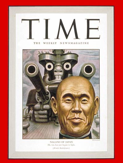 TIME Magazine Cover: Osami Nagano -- Feb. 15, 1943