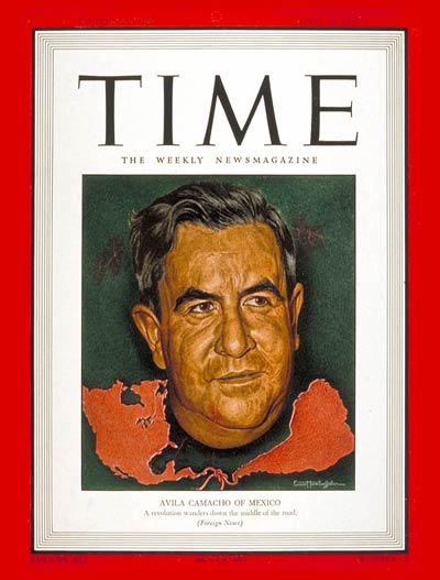 TIME Magazine Cover: Manuel Avila Camacho -- Apr. 19, 1943
