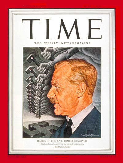 TIME Magazine Cover: Sir Arthur T. Harris -- June 7, 1943
