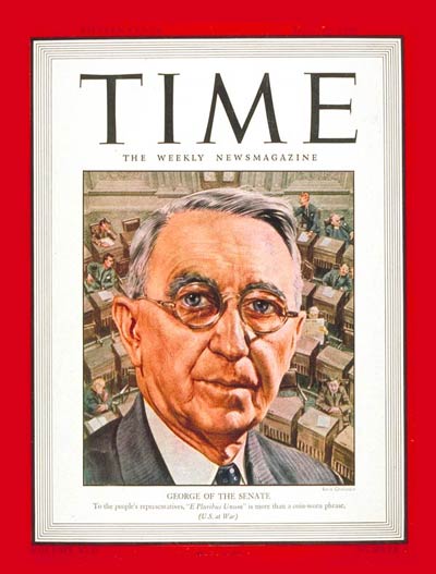 TIME Magazine Cover: Sen. Walter George -- July 19, 1943