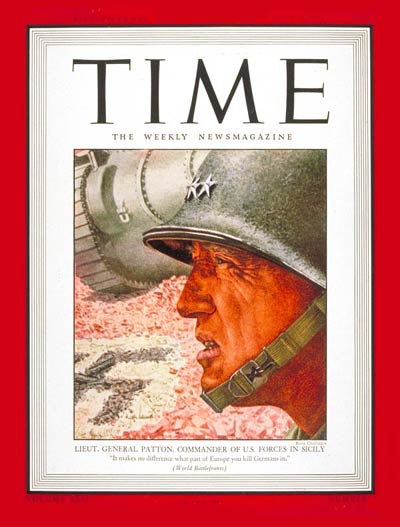 TIME Magazine Cover: Lt. General George Patton -- July 26, 1943