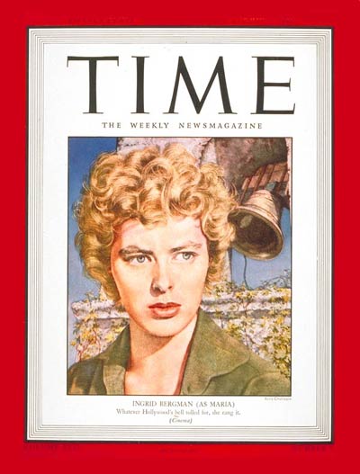 TIME Magazine Cover: Ingrid Bergman -- Aug. 2, 1943