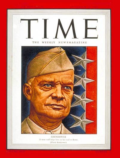TIME Magazine Cover: Dwight D. Eisenhower -- Sep. 13, 1943