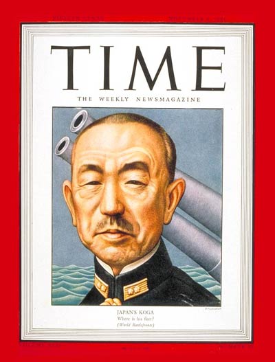 TIME Magazine Cover: Admiral Mineichi Koga -- Nov. 8, 1943