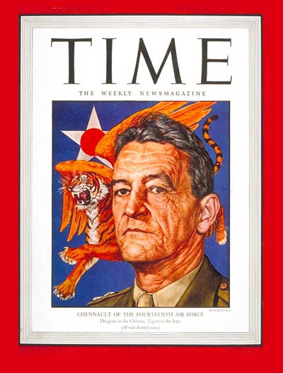 TIME Magazine Cover: Claire L. Chennault -- Dec. 6, 1943