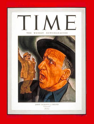 TIME Magazine Cover: Jimmy Durante -- Jan. 24, 1944