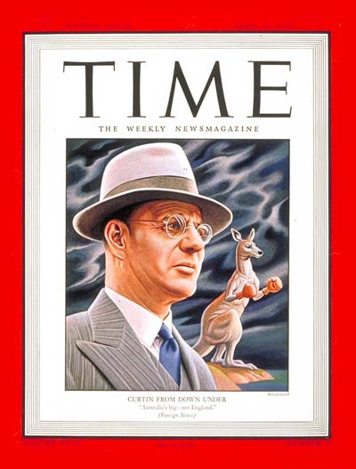 TIME Magazine Cover: John Curtin -- Apr. 24, 1944