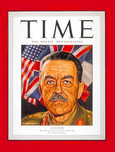 TIME Magazine Cover: Sir Harold Alexander -- June 5, 1944