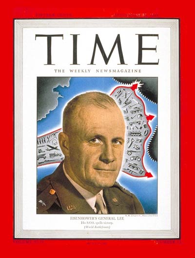 TIME Magazine Cover: Lt. General Lee -- Sep. 25, 1944