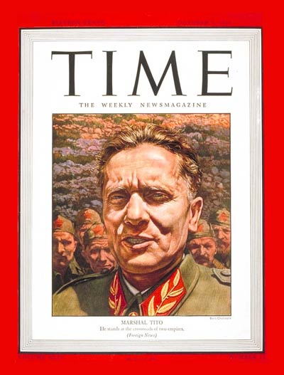 TIME Magazine Cover: Marshal Tito -- Oct. 9, 1944