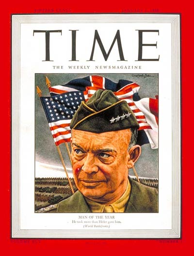 TIME Magazine Cover: General Dwight Eisenhower, Man of the Year -- Jan. 1, 1945