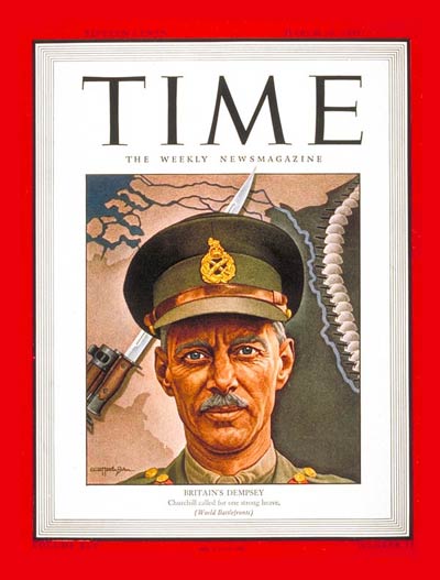 TIME Magazine Cover: Sir Miles C. Dempsey -- Mar. 19, 1945