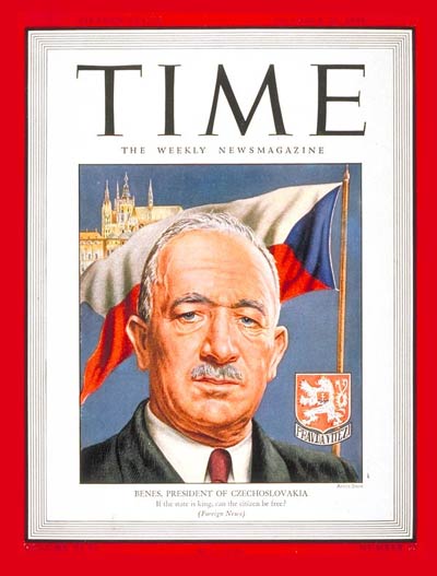 TIME Magazine Cover: Eduard Benes -- Oct. 22, 1945