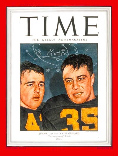 TIME Magazine Cover: Glenn Davis and 'Doc' Blanchard -- Nov. 12, 1945