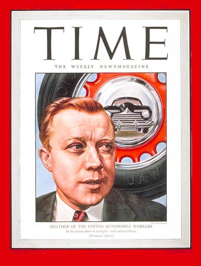 TIME Magazine Cover: Walter Reuther -- Dec. 3, 1945