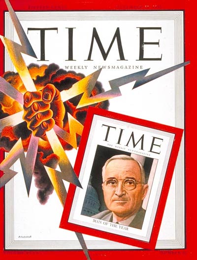 TIME Magazine Cover: Harry S. Truman, Man of the Year -- Dec. 31, 1945