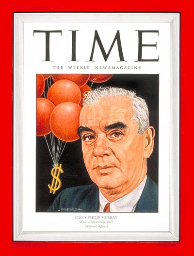 TIME Magazine Cover: Philip Murray -- Jan. 21, 1946