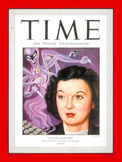TIME Magazine Cover: Craig Rice -- Jan. 28, 1946
