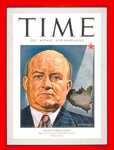 TIME Magazine Cover: Stanislaw Mikolajczyk -- Feb. 11, 1946