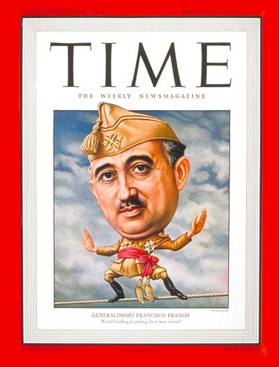 TIME Magazine Cover: Generalissimo Franco -- Mar. 18, 1946