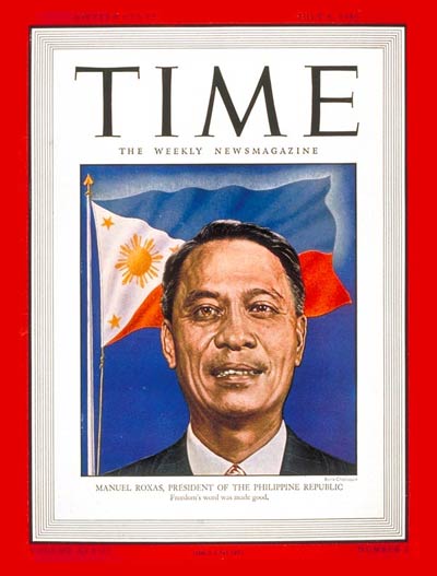 TIME Magazine Cover: Manuel A. Roxas -- July 8, 1946