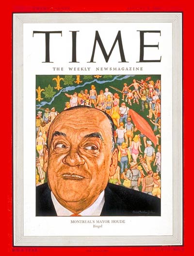 TIME Magazine Cover: Camillien Houde -- Aug. 5, 1946