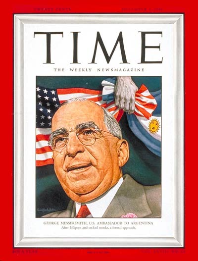 TIME Magazine Cover: George Messersmith -- Dec. 2, 1946