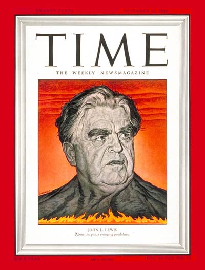 TIME Magazine Cover: John L. Lewis -- Dec. 16, 1946